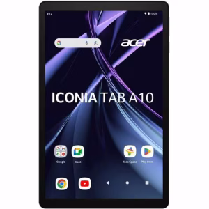 Tableta Acer Iconia Tab A10- 25.7cm (10.1") WXGA - 4GB - 128GB Almacenamiento - Android 14 - Plata - Octa-Core (8 núcleos)