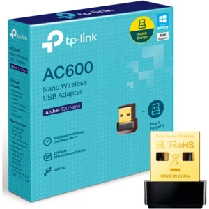 Adaptador Usb Inalambrico Tp-link Ac600 Doble Banda Wifi 2.4g-5g T2u Nano