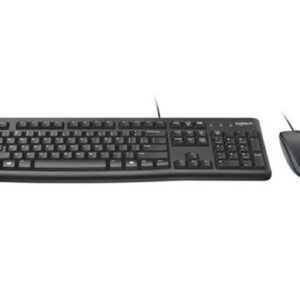 Kit Teclado Y Mouse Logitech Mk120, Usb, Negro.