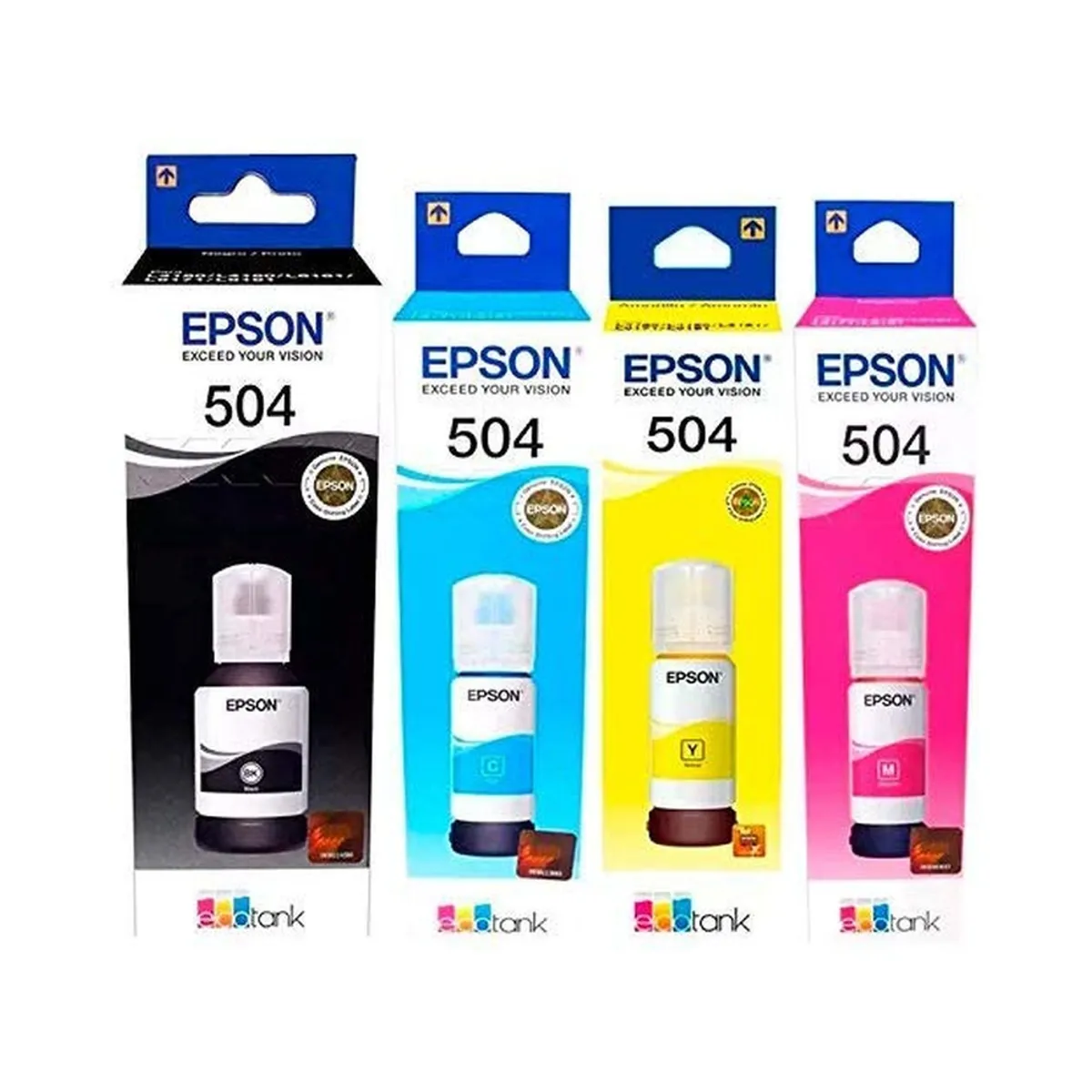 Kit De Tinta Epson 504 Black/Yellow/Cyan/Magenta
