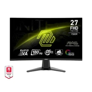 Monitor Curvo Gaming Msi Mag-27c6f, 27" Fhd, 1920 X 1080, 180 Hz