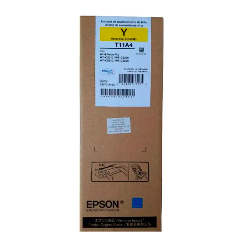 Bolsa de tinta EPSON T11A420-AL Color Amarilla. - Imagen 2