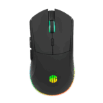 Mouse Gamer Inalambrico Recargable Halion Mantis M705 Rgb Negro