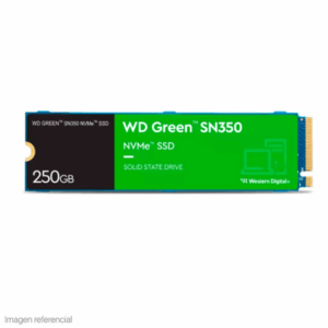 Unidad De Estado Solido Western Digital Green Sn350 Nvme, 250gb M.2 2280